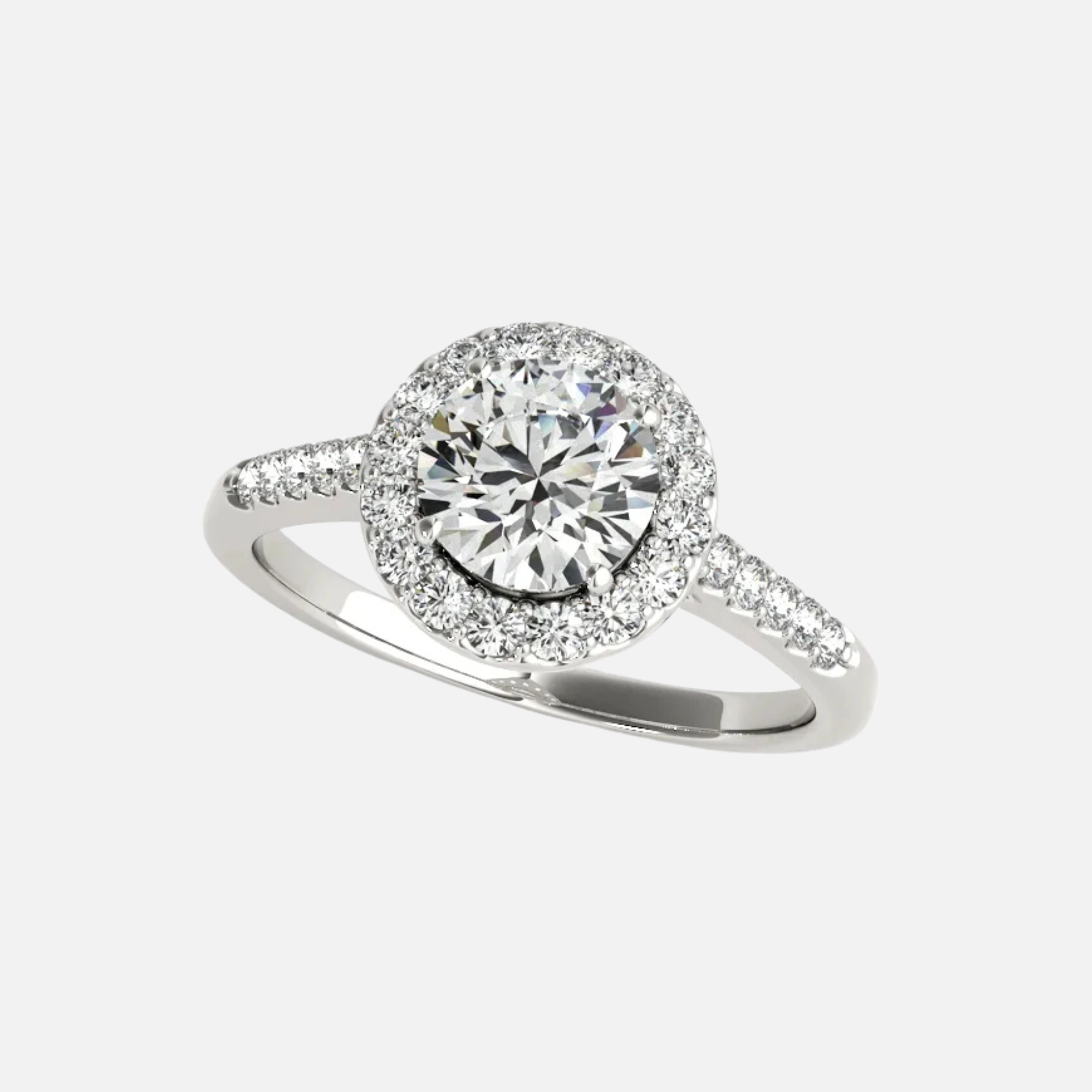 Halo Engagement Ring